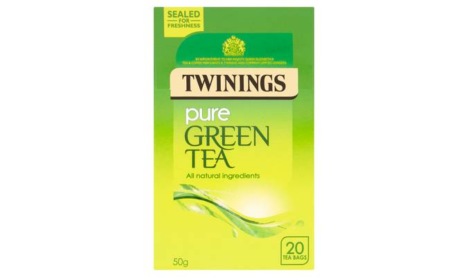 Twinings Pure Green Tea 20 Tea Bags 50g