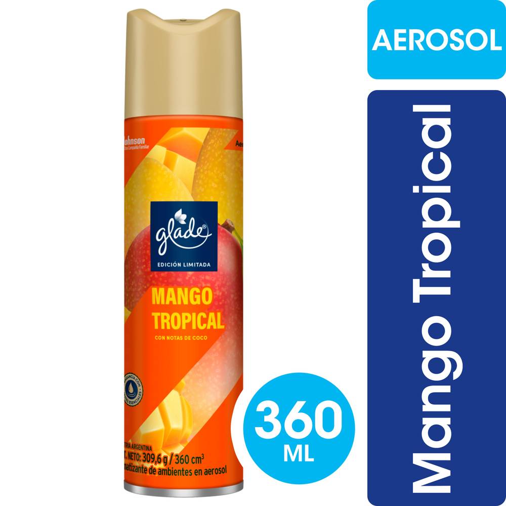 Glade · Desinfectante de ambiente - Mango Tropical (360 ml)