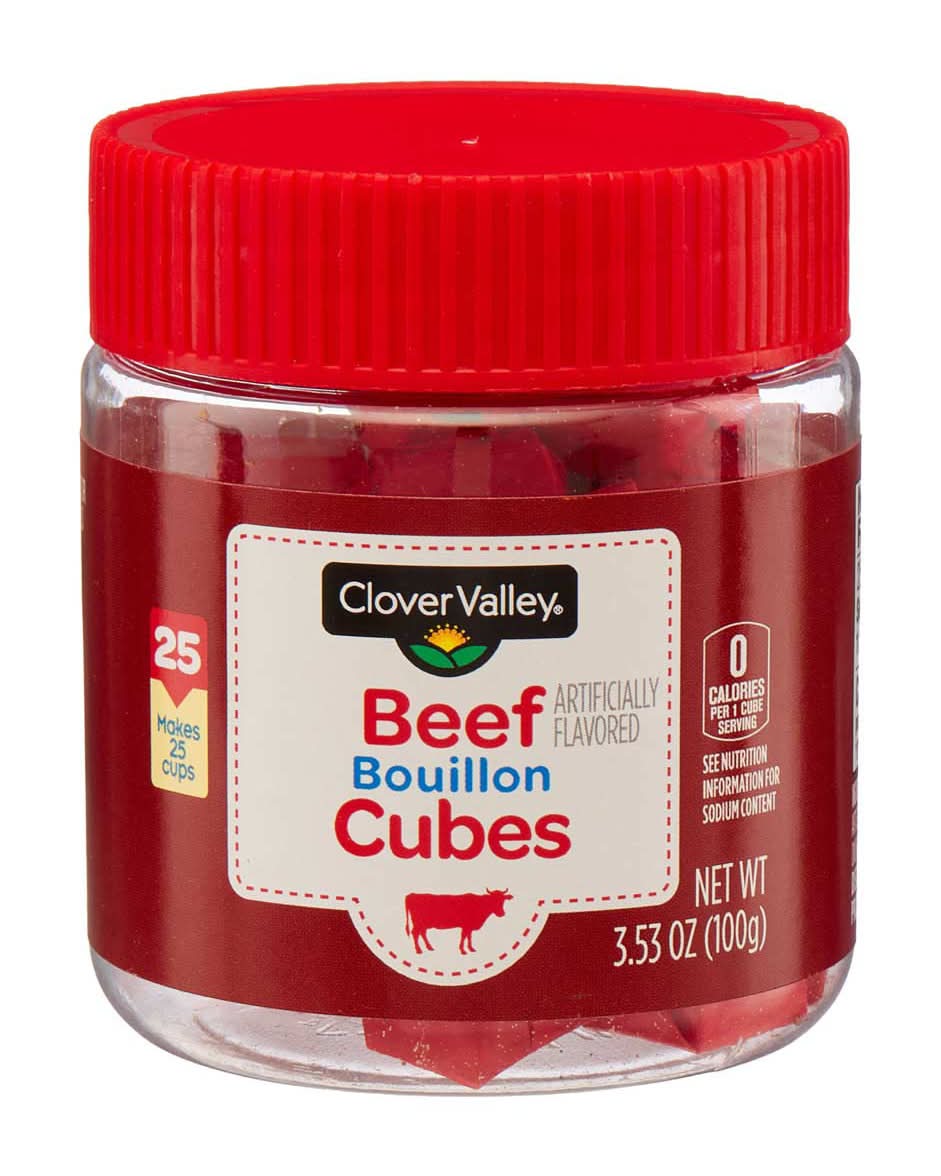 Clover Valley Beef Bouillon Cubes 3.25 Oz