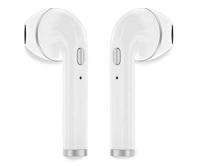 Sentry Gunmetal Bluetooth True Wireless Earbuds With Charging Case (white )