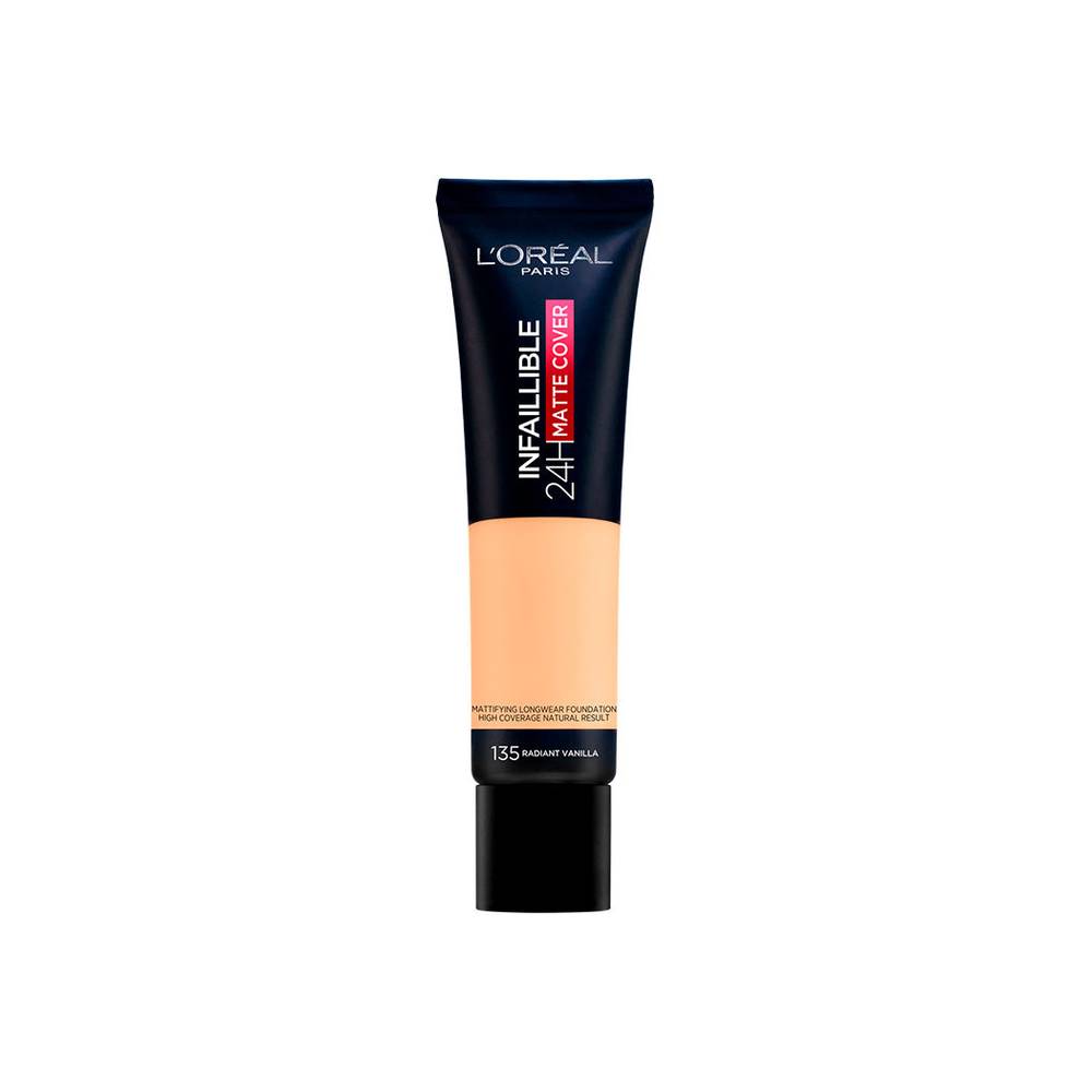 BASE INFALLIBLE MATTE COVER FOUNDATION FRITES 135 VANILLE ECLAT
