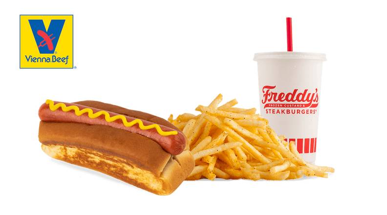 Order Freddy's All-Beef Hot Dog Combo food online from Freddy's Frozen Custard & Steakburgers store, Waco on bringmethat.com