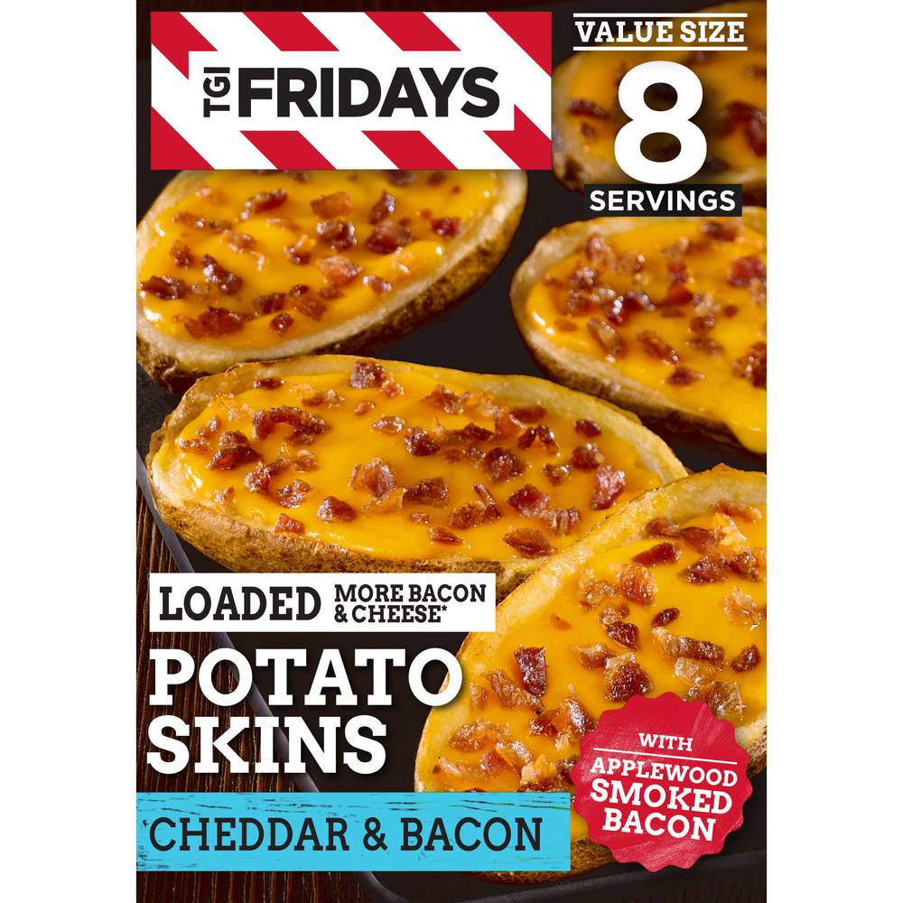 TGI Fridays Loaded Cheddar & Bacon Potato Skins (1.39 lbs)