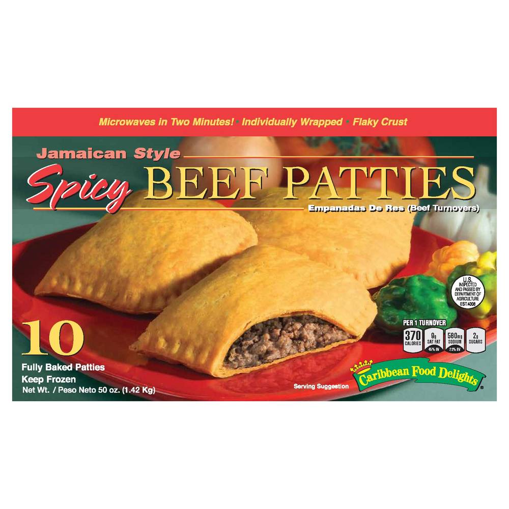 Caribbean Food Delights Jamaican Style Spicy Beef Patties