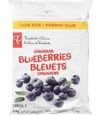 President's Choice Canadian Blueberries (2 kg)