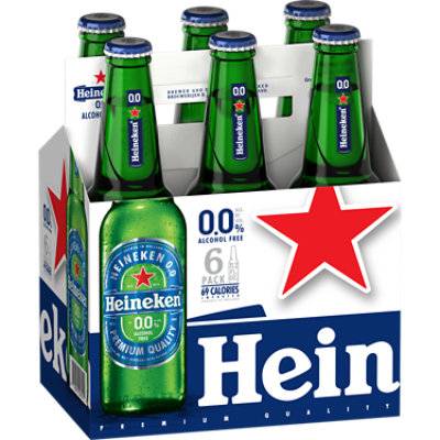 Heineken Premium Quality Alcohol Free Beer (6 ct, 11.2 fl oz)
