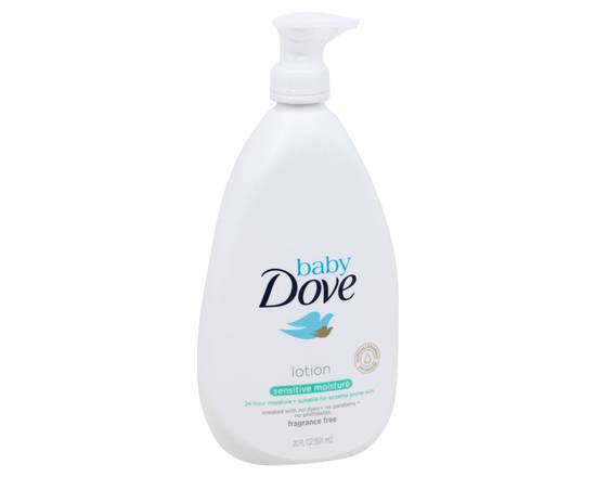 Dove · Baby Sensitive Moisture Fragrance-Free Lotion (20 fl oz)