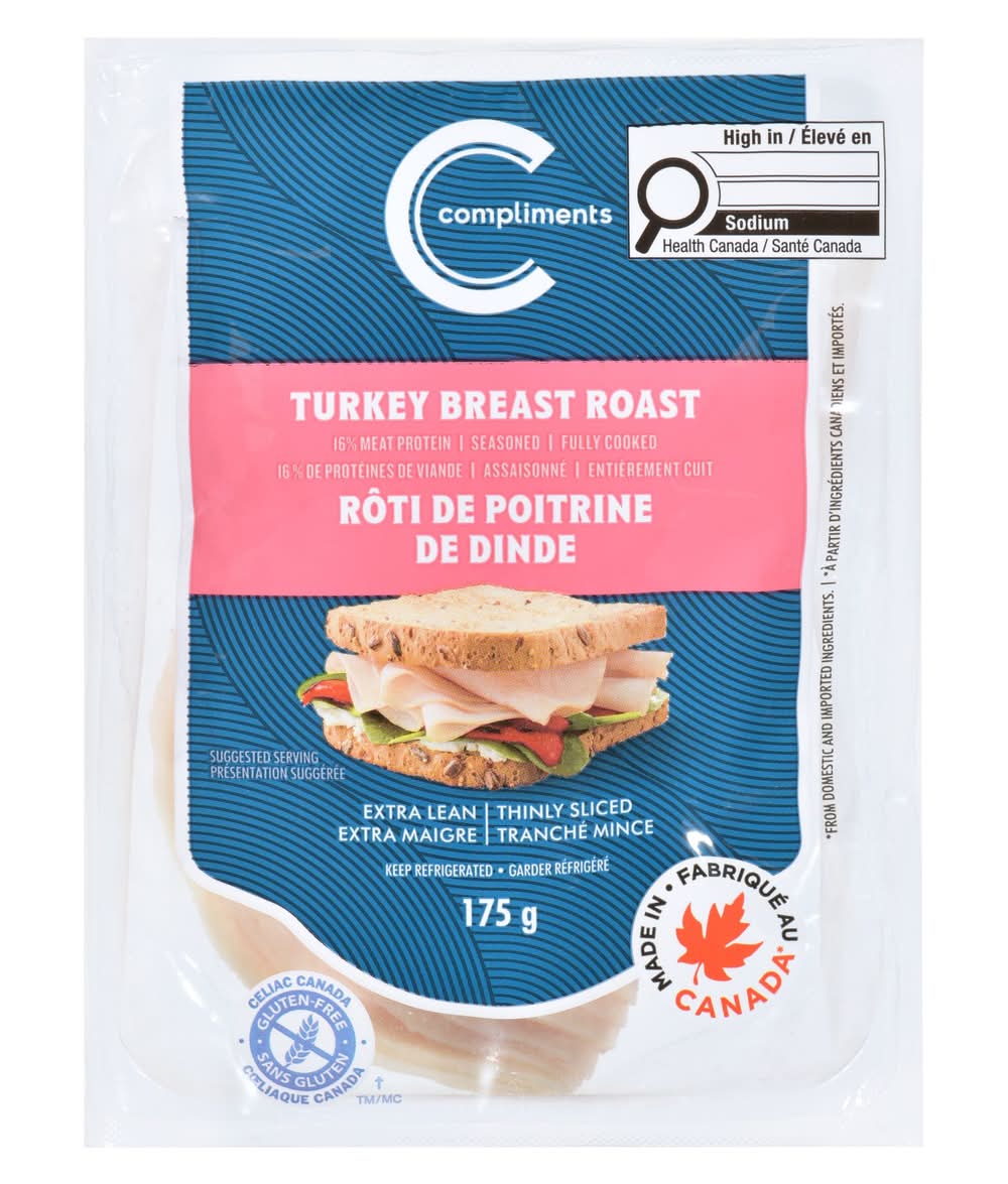 Compliments Extra Lean Thinly Sliced Turkey Breast Roast (175 g)