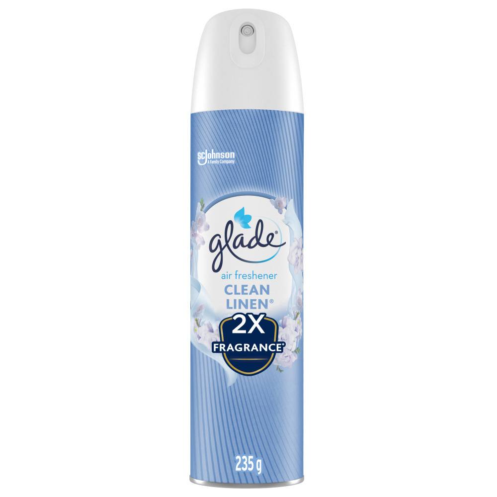 Glade Clean Linen Air Freshener Spray (235 g)