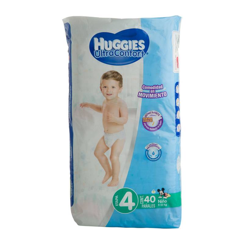 Huggies · Pañales, Etapa 4 (40 un)