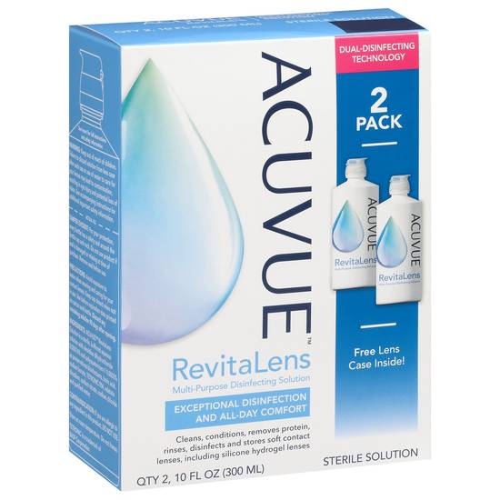 Acuvue RevitaLens Multi-Purpose Contact Lens (10 oz x 2 ct)