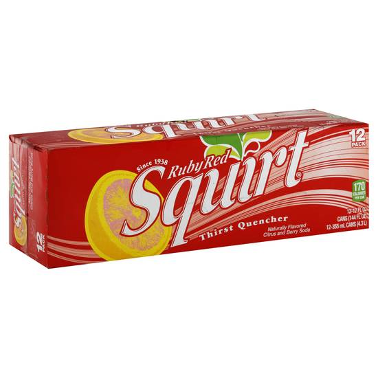 Squirt Citrus and Berry Soda (12 x 12 fl oz)