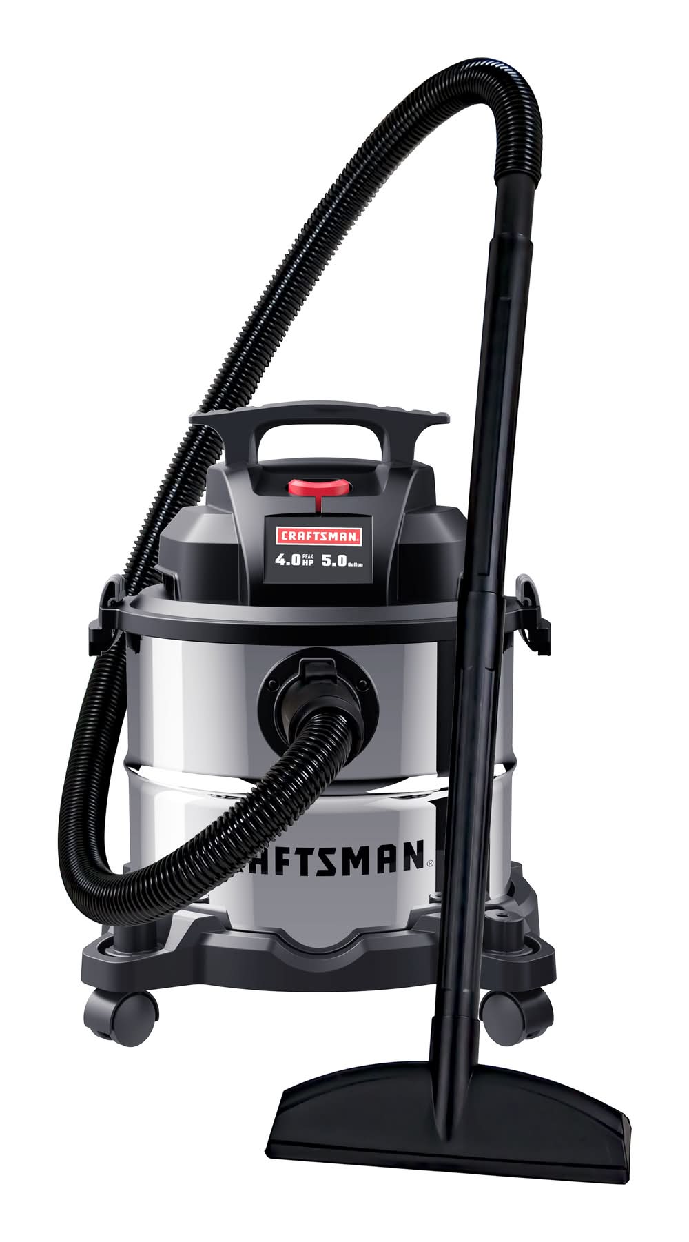 CRAFTSMAN 5-Gallon 4 HP Corded Wet/Dry Shop Vacuum with Accessories Included