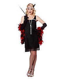 Adult Black Flapper Costume (Adult Medium)