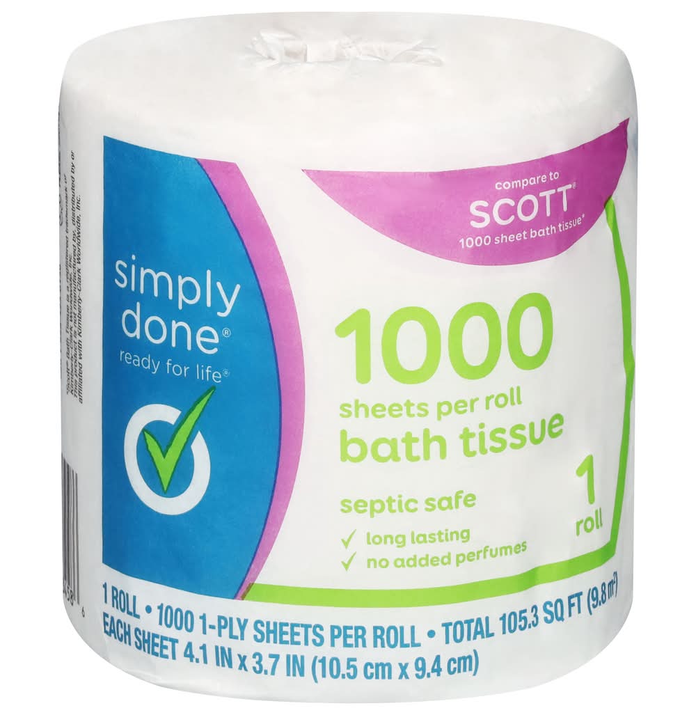 Simply Done Bath Tissue