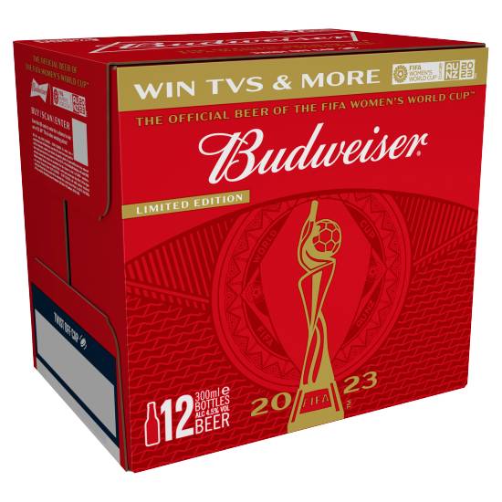 Budweiser Limited Edition Beer (12ct, 300 ml)