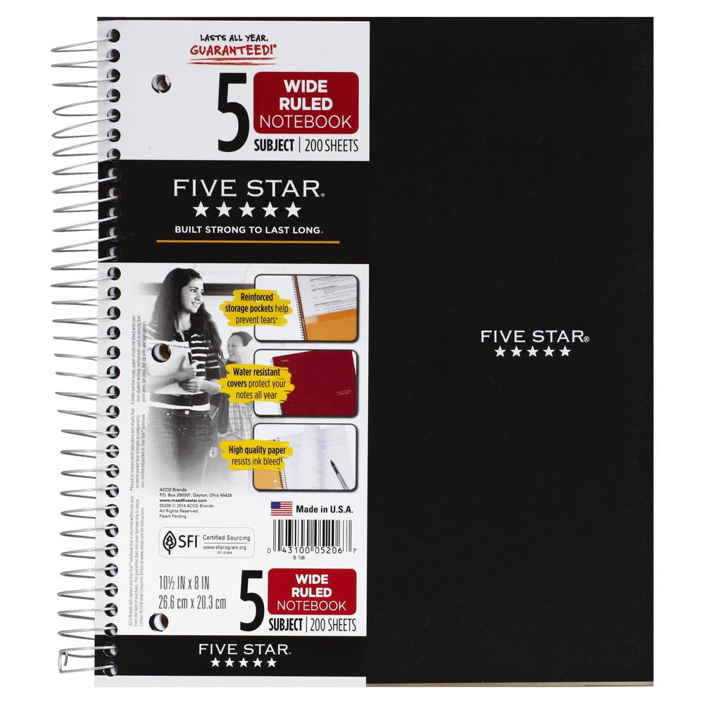 Five Star Notebook