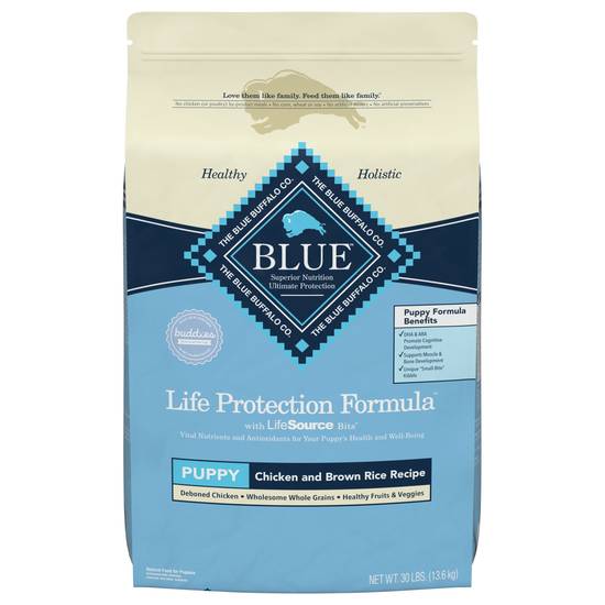 Blue Buffalo Life Protection Formula Food For Puppies (chicken-brown rice)