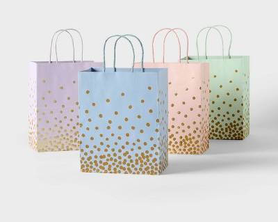 Spritz Cub Gift Bag, Assorted (4 ct)
