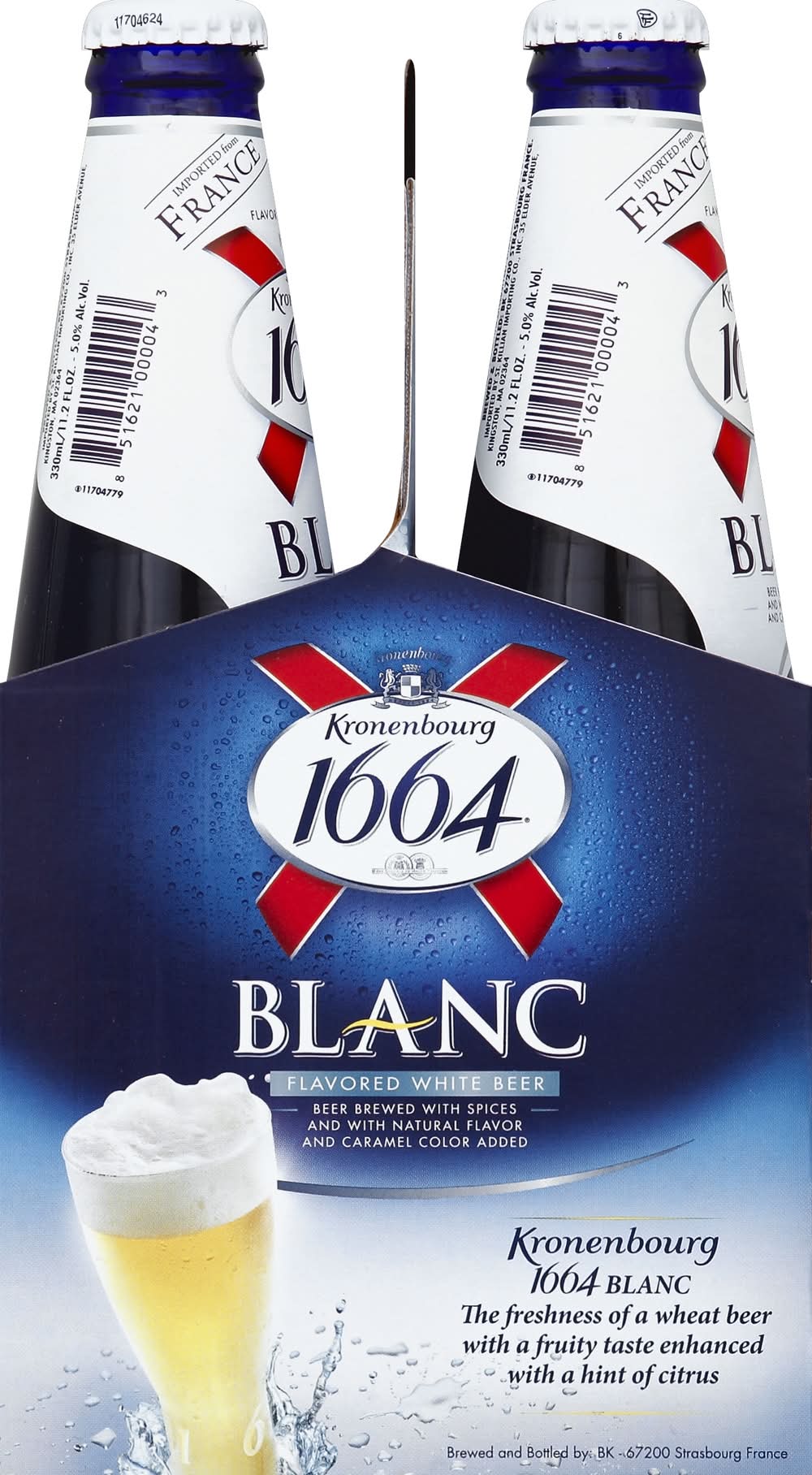 Kronenbourg 1664 Blanc French White Beer (6 x 11.2 fl oz) | Postmates