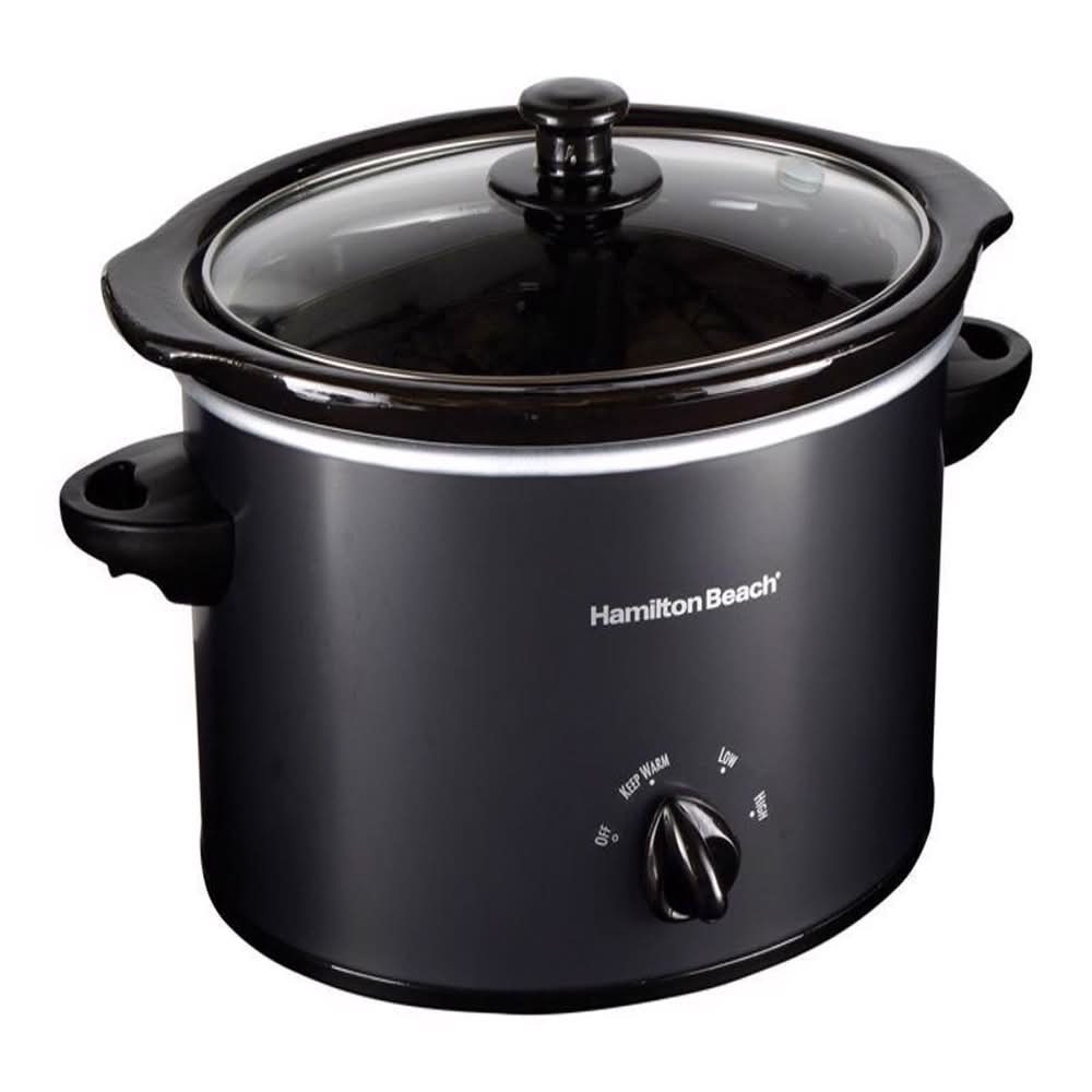 Hamilton Beach 3 Qt Black Stoneware Slow Cooker