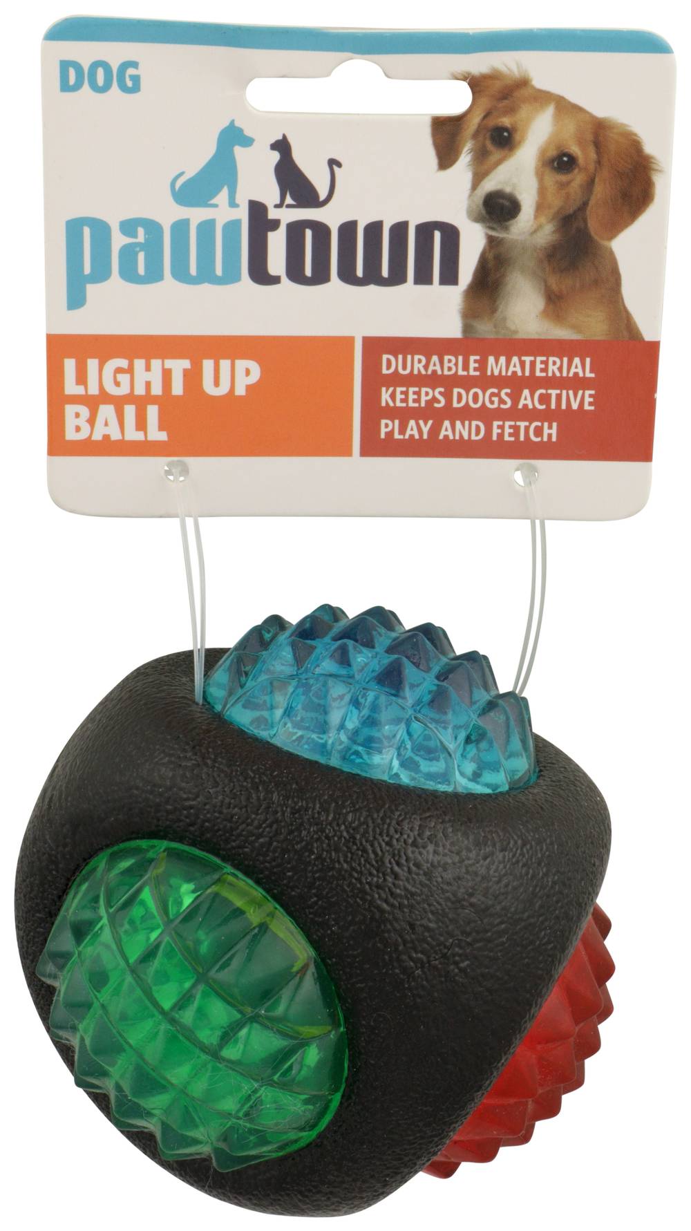 Pawtown Light Up Dental Ball Dog Toy (1 Ct)