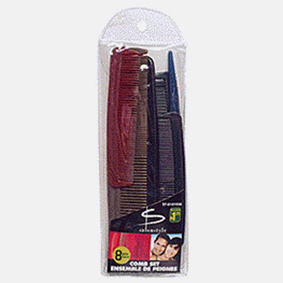 Salonstyle Combs in a bag 8 Pack (Assorted) (asst.)
