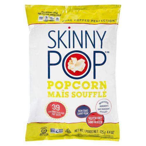 Skinny pop maïs soufflé skinnypop (125 g) - popcorn (125 g)