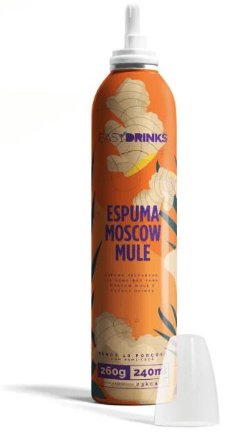 Easy drinks espuma preparada de gengibre moscow mule (200g)