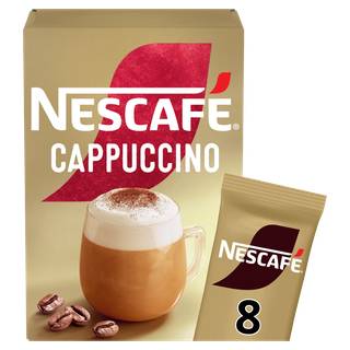 Nescafe Gold Cappuccino Instant Coffee 8 x 15.5g Sachets