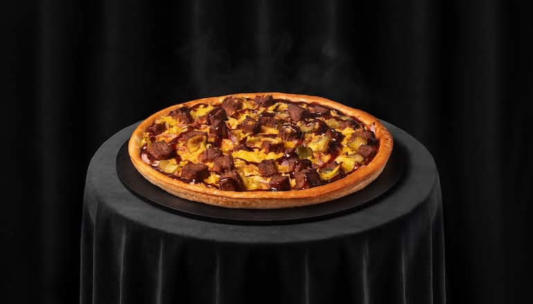 Plant-Based Burger Pizza