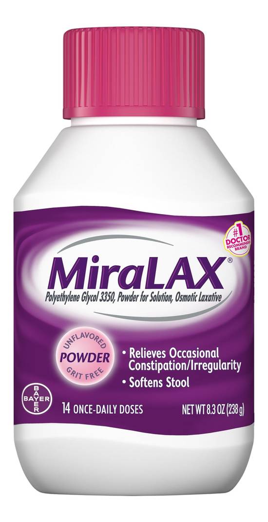Miralax Osmotic Unflavored Powder Laxative
