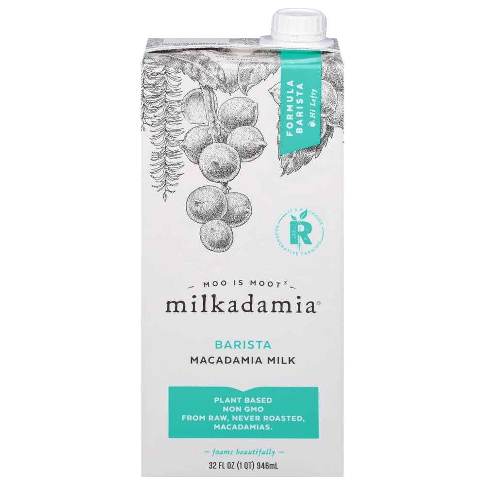 Milkadamia Latte Da Macadamia Milk (1 quart)