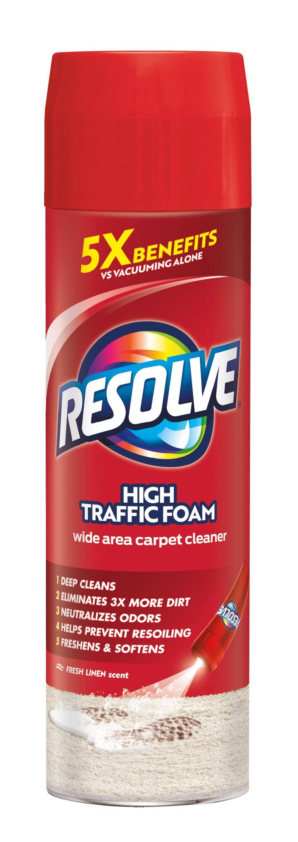 Resolve High Traffic Spot Remover Foam 22-oz | 00019200007061