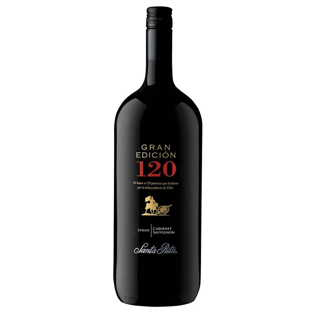 Santa rita vino syrah-cabernet sauvignon gran edición 120 (1.5 l)