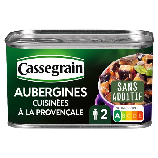 Cassegrain - Aubergines cuisinées à la provençale