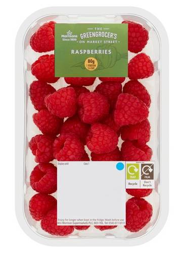 Morrisons The Greengrocer's on Market Street Raspberries (250g)