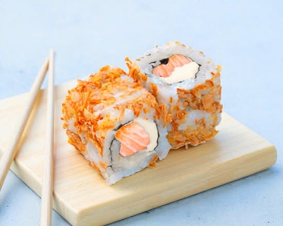 Onion Crispy Saumon Boursin