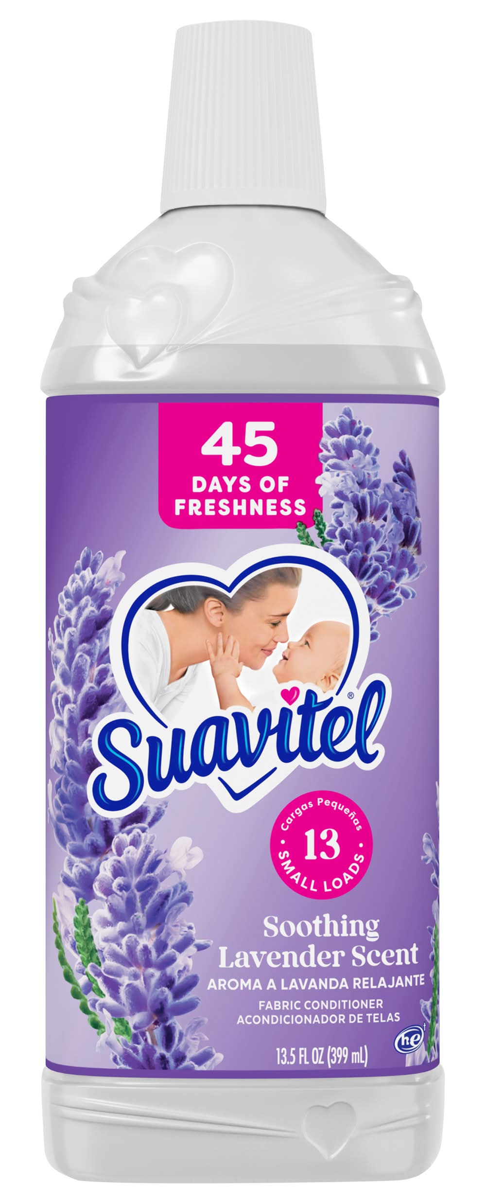 Suavitel Liquid Soothing Fabric Conditioner, Lavender (13.5 fl oz)