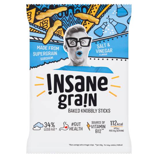 Insane Grain Salt & Vinegar Flavour Sticks