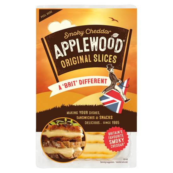Applewood Cheddar Cheese Slices