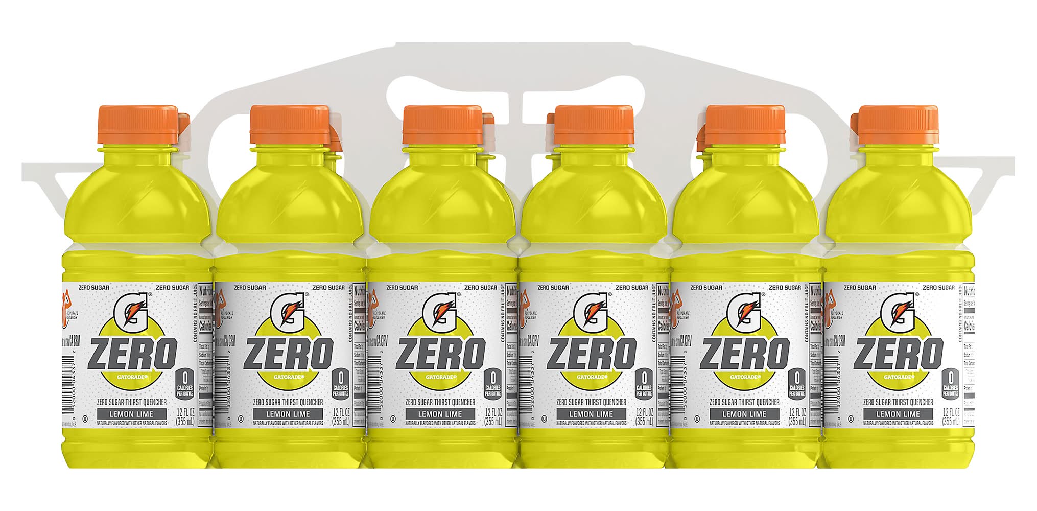 Gatorade Zero Sugar Thirst Quencher Sports Drink, Lemon Lime (12 x 12 fl oz)