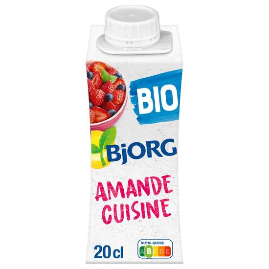 Bjorg - Sauce amande cuisine bio