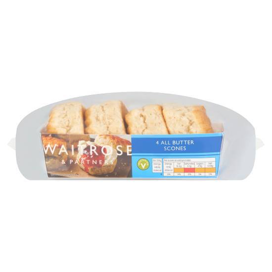 Waitrose & Partners All Butter Scones (300g)