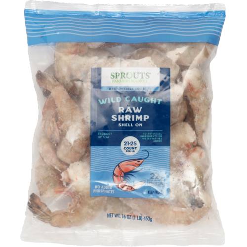 Sprouts Wild Caught Raw Shrimp 21/25 Ct