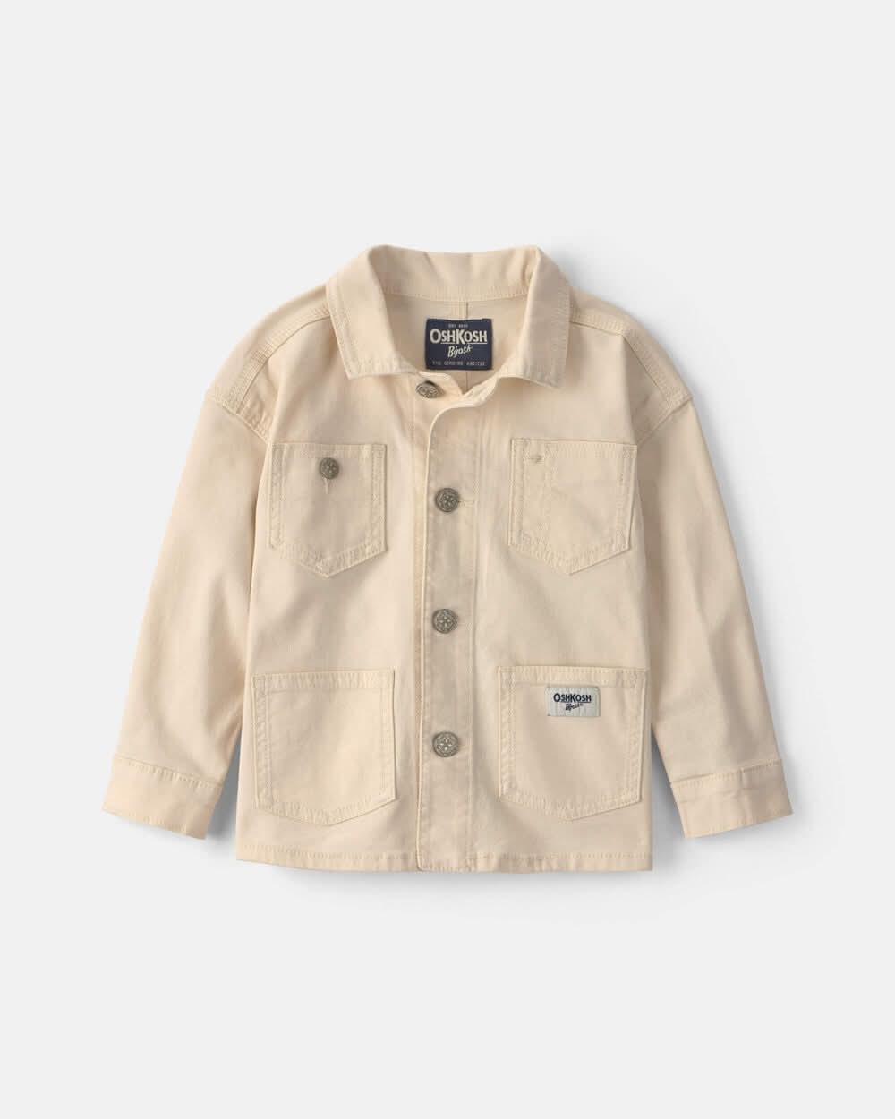 Toddler Canvas Jacket - Ivory - 5T