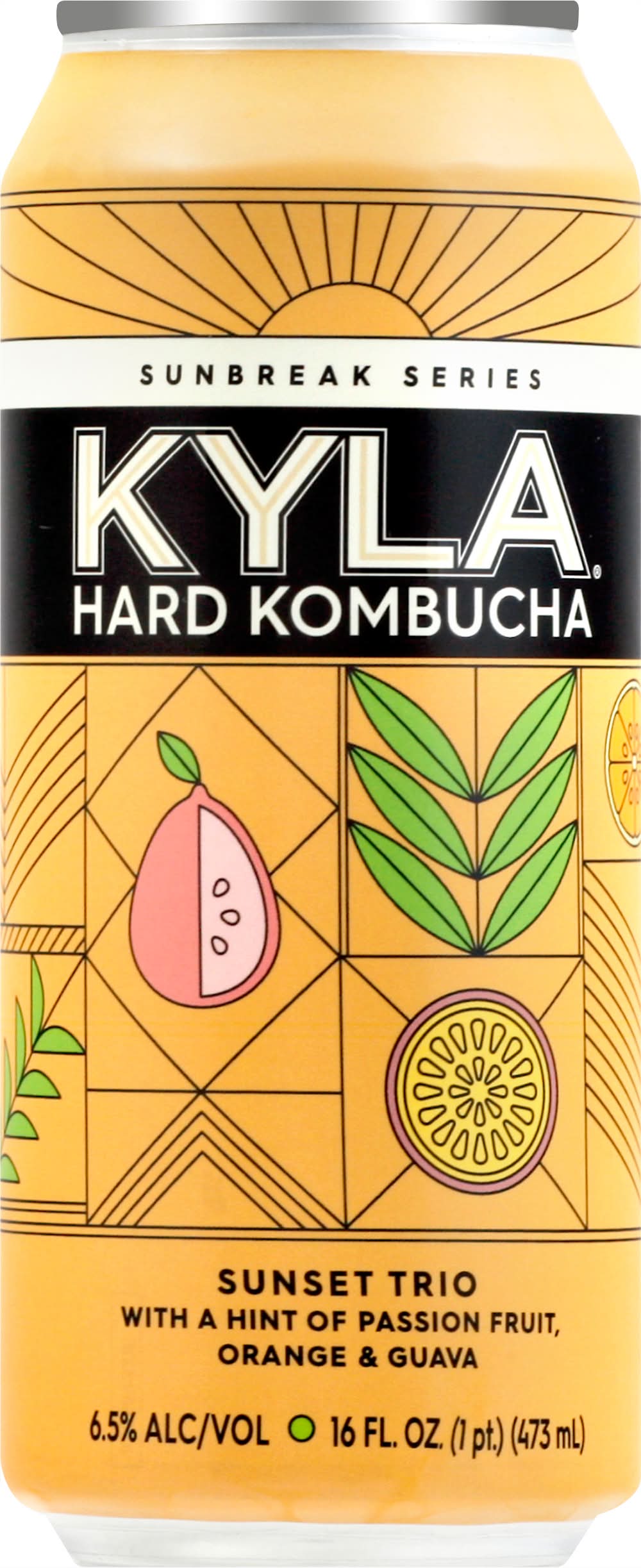 Kyla Sunbreak Series Sunset Trio Passion Fruit Orange Hard Kombucha (1.05 lbs)