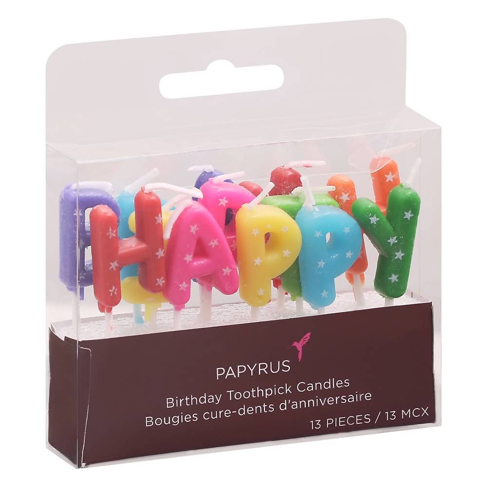 Papyrus Birthday Toothpick Candles