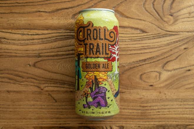 Red Swing Troll Trail Golden Ale Can