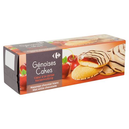 Carrefour Génoises Cakes Cœur à la Cerise 150 g